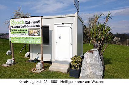Bild von Stock Kernöl | 24h-Automat | Standort 1